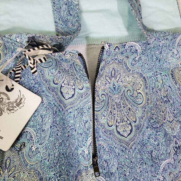 LF Angel Biba womens Romper dress blue color size 6 adjustable 100 % cotton new - Picture 7 of 14